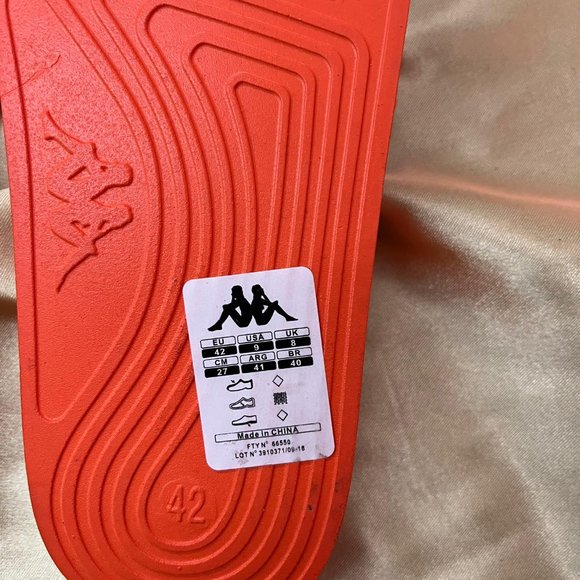 NWOT Kappa Unisex Sandals Sz 9 - Picture 6 of 9